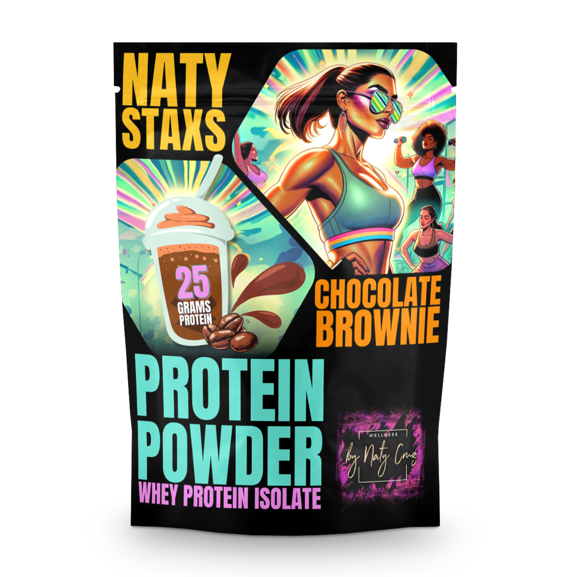 Chocolate Brownie Protein Powder - 12oz