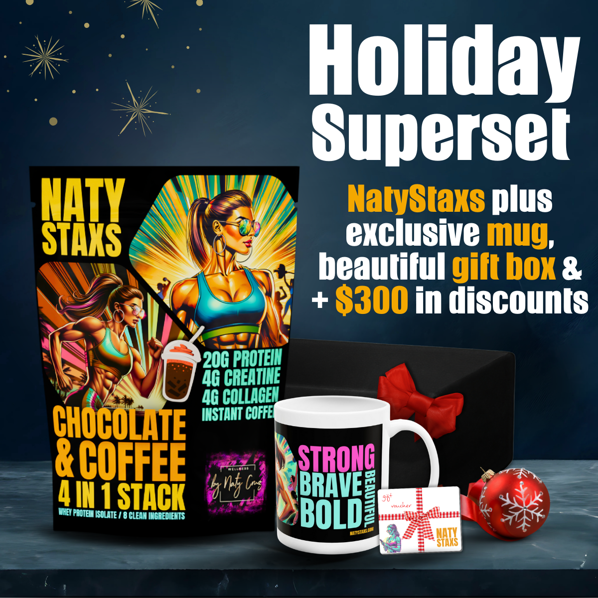 Holiday Naty Staxs Gift Set